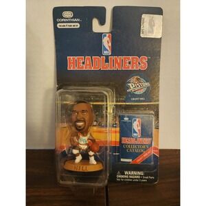 1997 Corinthian NBA Headliners Grant Hill Figure‎ New in Box NIB w/ Catalog
